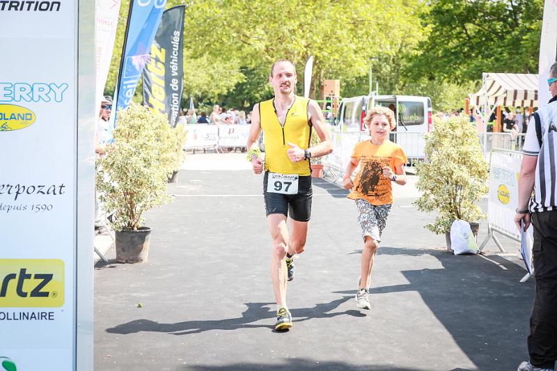 20130707_Triathlon_Dijon_Ziel.jpg - 7.7. Triathlon de Dijon - 21. Overall, 3. MV1)