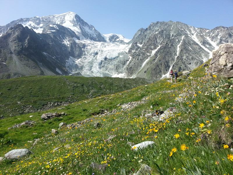 20130803_103036.jpg - 3.8. Wanderung Arolla - Col de Riedmatten 2925m - Pas de Chèvre 2855m - Arolla