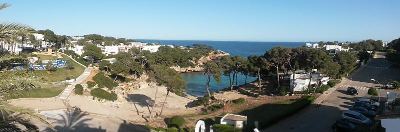 20140405_180449.jpg - 5.4. Aussicht vom unserem  Appartement im Hotel Esmeralda Park in Cala d'Or