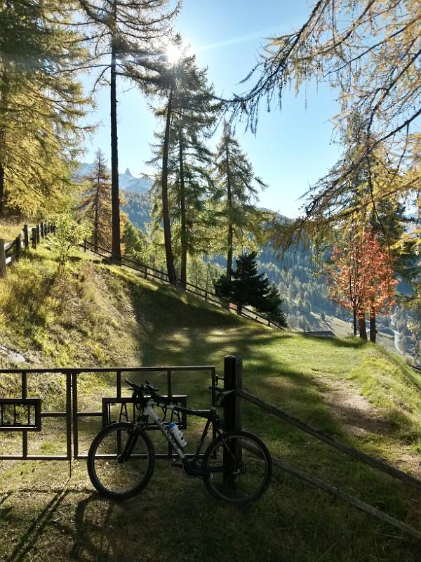 20141030_101002.jpg - 29.10. Mit Bike zur Alpage Lovengo (2116m) und dann Lauf zur Pointes de Tsavolire 3026m