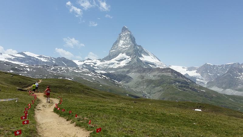 20150704_131138.jpg - 4.7. Zermatt Ultar-Marathon - kurz vor Marathon Ziel bei Riffelberg