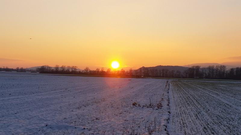 20160121_170251.jpg - 21.1. Sonnenuntergang bei Grenchen (endlich Sonne und kein Nebel)