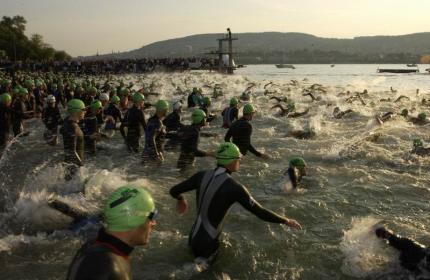 7 Uhr Schwimmstart